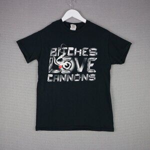 Love Cannons Y2K Humour Tee Mens Small